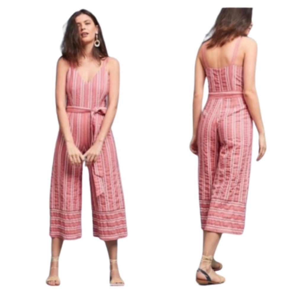 Anthropologie XS Seersucker Jumper